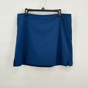 NWT Lady Hagen Womens Core Skort Navy Estate Blue Golf Tennis Skirt Size 14